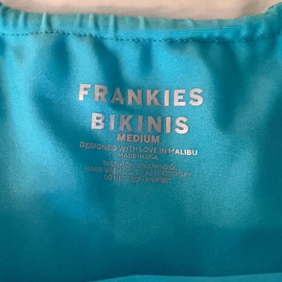 Frankie’s Bikinis Tia bottom. Aquamarine shine - Picture 5 of 5